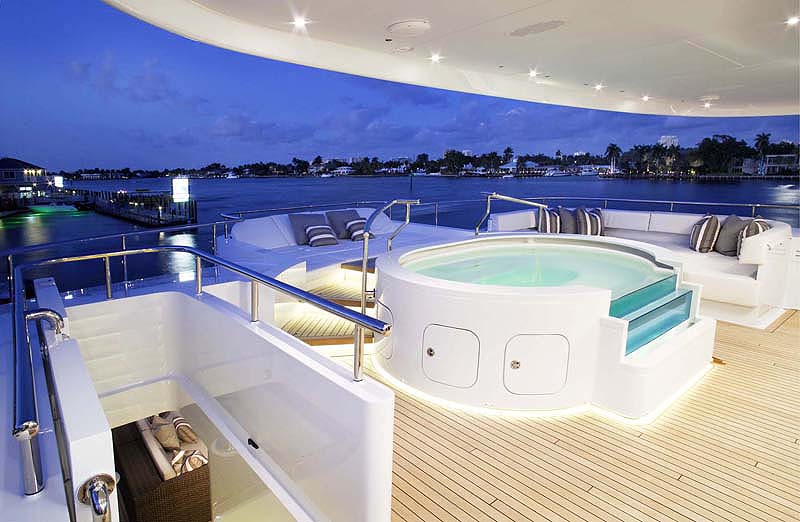 man of steel yacht interior