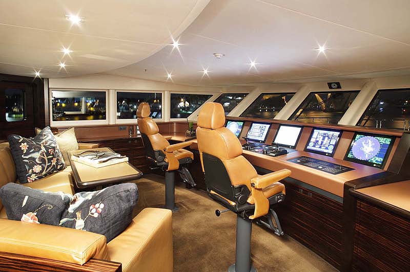 man of steel yacht interior