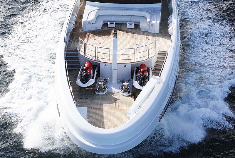 man of steel yacht interior