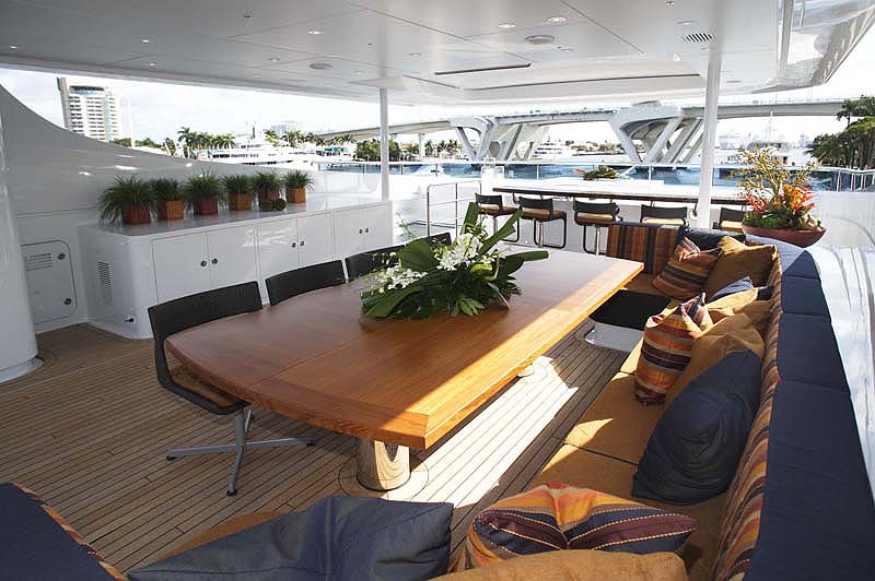 man of steel yacht interior