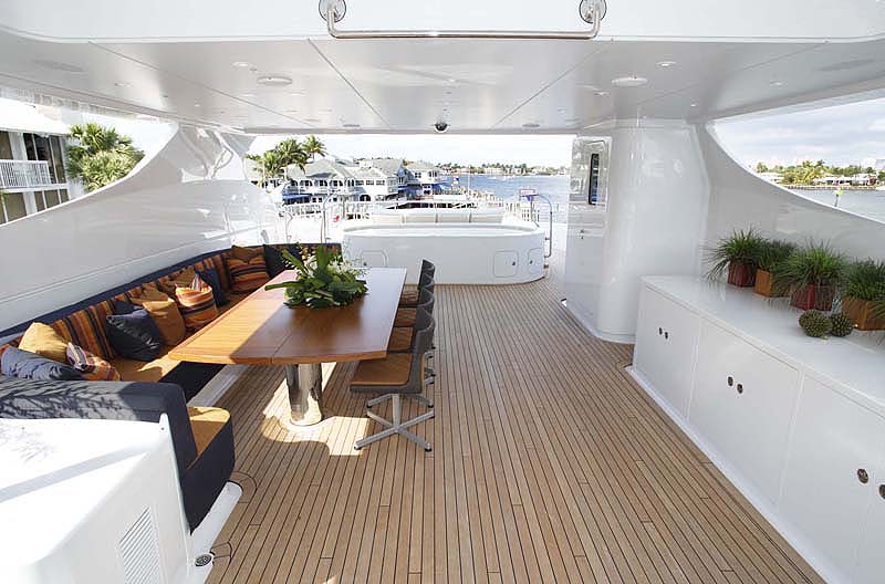 man of steel yacht interior