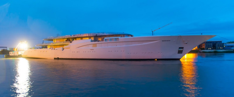 Feadship 96M Hull 1006 Arrives At De Vries Makkum - Feadship News