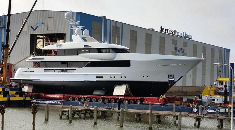 Feadship launches 44M motoryacht Moon Sand.jpg