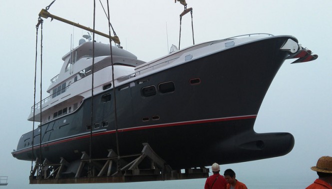 First Nordhavn N96 Being Shipped To Florida.jpg