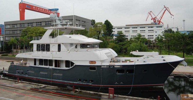 First Nordhavn N96 Nearing Completion.jpg