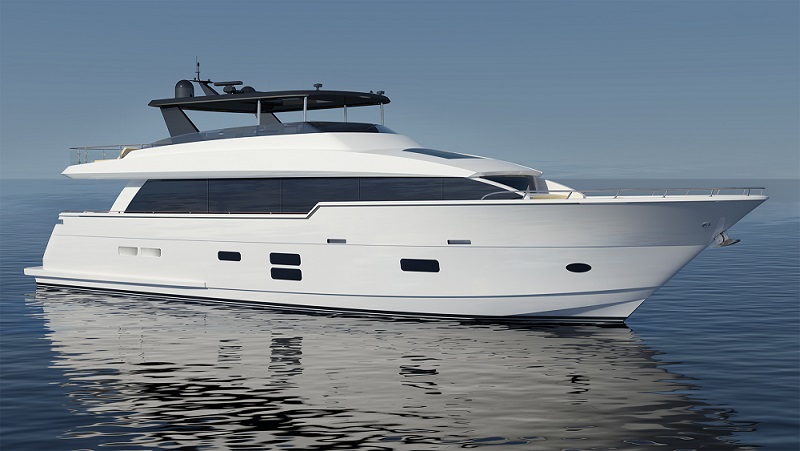 Hatteras Unveil Hattaeras 90 at 2015 FLIBS.jpg