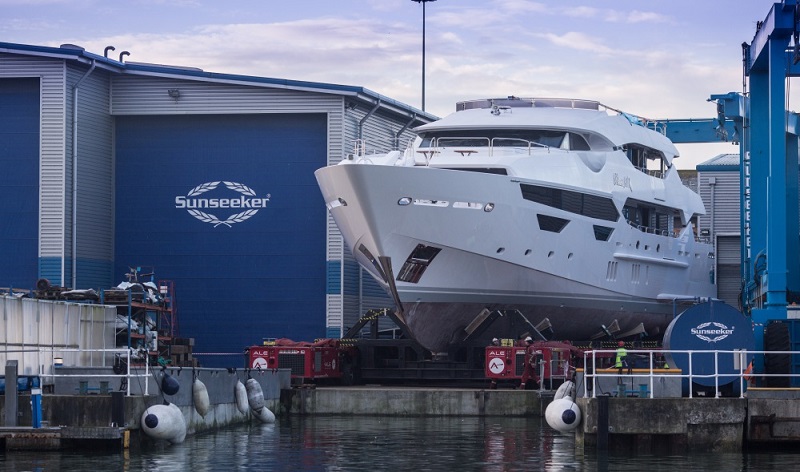 Second Sunseeker 155 Princess AVK prepares For Launch.jpg